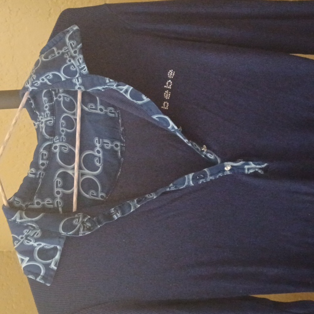 Long sleeve top navy blue - Picture 4 of 4